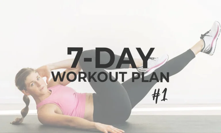 The best 7 day workout schedule?