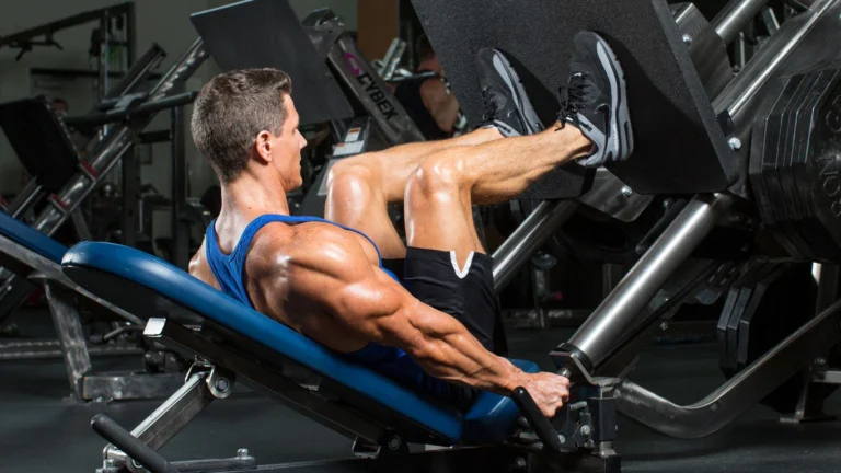 How to do leg presses in the gym.